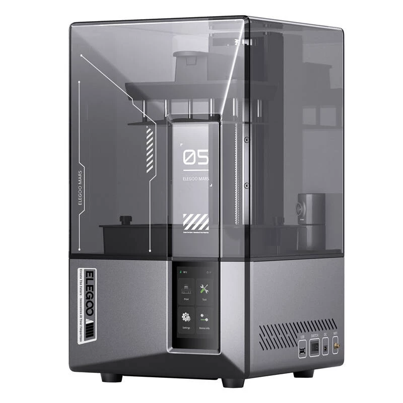 Sveķu 3D printeris Elegoo Mars 5 Ultra 4K izšķirtspēja LCD (modelis 50.101.013300)