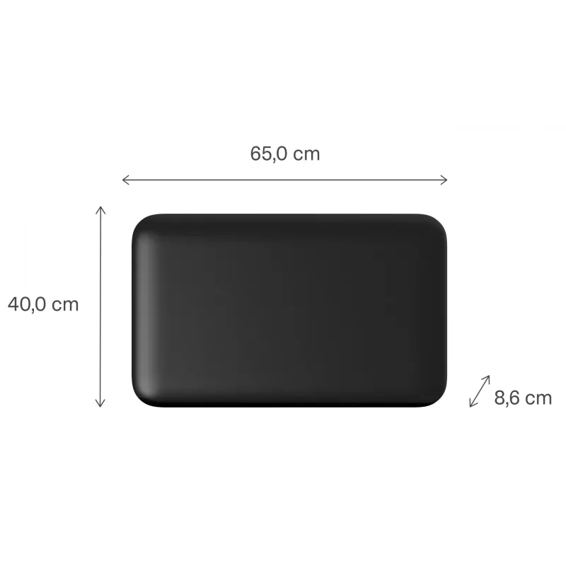 Mill Invisible Smart WiFi Panel Heater PA700WIFI4B | 700 W | Melns | IPX4