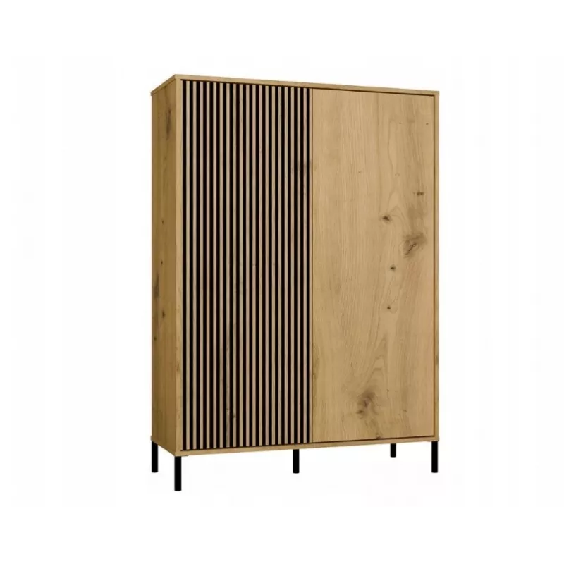 KAMARO 2DD plāns/GŁ ozols ARTISAN DISPLAY CABINET