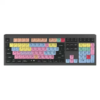 Logickeyboard Avid Pro Tools Astra 2 melna USB tastatūra Mac, QWERTZ (vācu)
