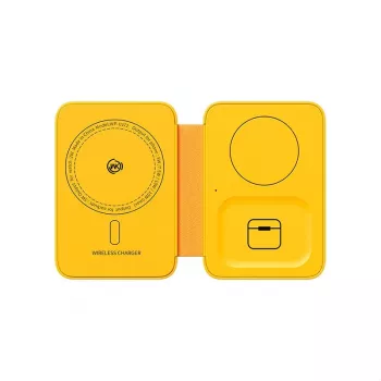 Bezvadu lādētājs 3in1 WEKOME MagSafe + spogulis