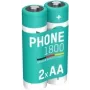 Ansmann ANS 1312-0038 - DECT NiMH akumulators AA Mignon 1600 mAh 2 iepakojumā - Akumulators - Mignon (AA) (1312-0038)