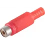 Vadu savienotājs RCA sarkans ShiverPeaks BS51500-R