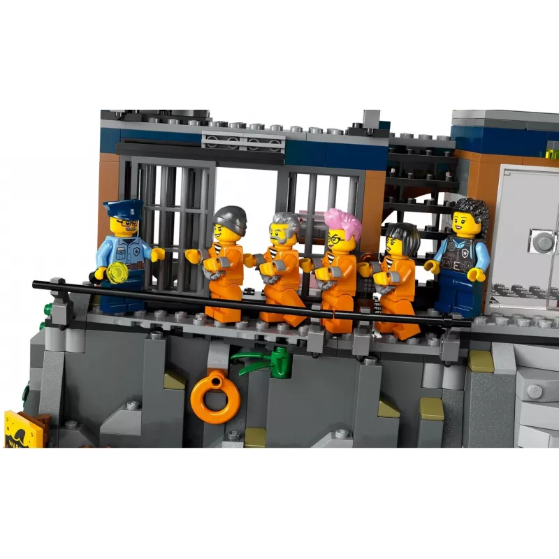 LEGO City Policijas iecirknis un cietuma sala 60419 — 980 gab., 7 minifigūras