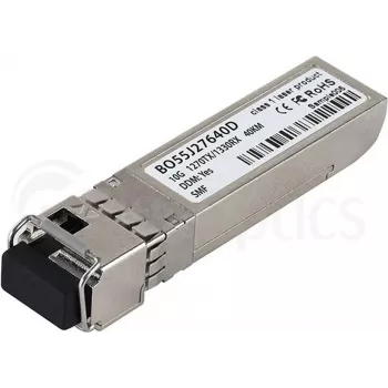 Optiskās šķiedras SFP+ uztvērējs CBO SFP-10G-BX-U-40KM — 10 Gb/s, viena šķiedra, 40 km