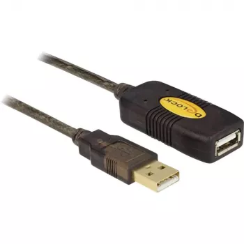 USB kabelis DeLOCK 30m USB 2.0 USB A Melns