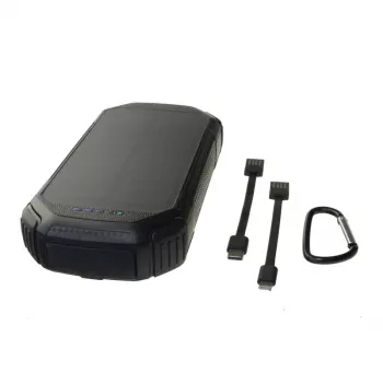 PowerNeed S20000C bezvadu barošanas bloks LiPo 20000 mAh Melns