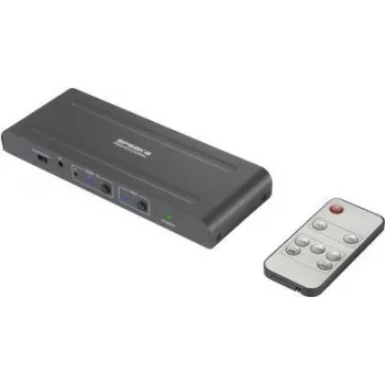 SpeaKa Professional SP-HDA-300 2+1 Portu HDMI Slēdzis ARC (Audio Return Channel) 3480 x 2160 pikseļi (SP-10461508)