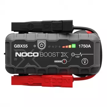 Jump starter NOCO GBX55 1750 A litija-jonu, 46 Wh, IP65, benzīnam līdz 7.5 L / dīzelim līdz 5 L