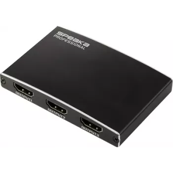 SpeaKa Professional SP-HDMIS-210 HDMI-Splitter 3480 x 2160 pikseļi Melns