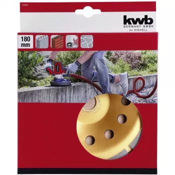 Dimanta slīpēšanas disks 180 mm EINHELL TE-DW 180 sienu un betona slīpmašīnai