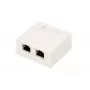Virsmontāžas tīkla kontaktligzda Extralink EX.9649 — 2x RJ45 Cat5e STP