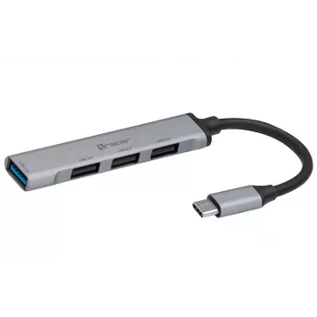 TRACER H40 USB Type-C alumīnija centrmezgls 4 porti USB 3.0/2.0