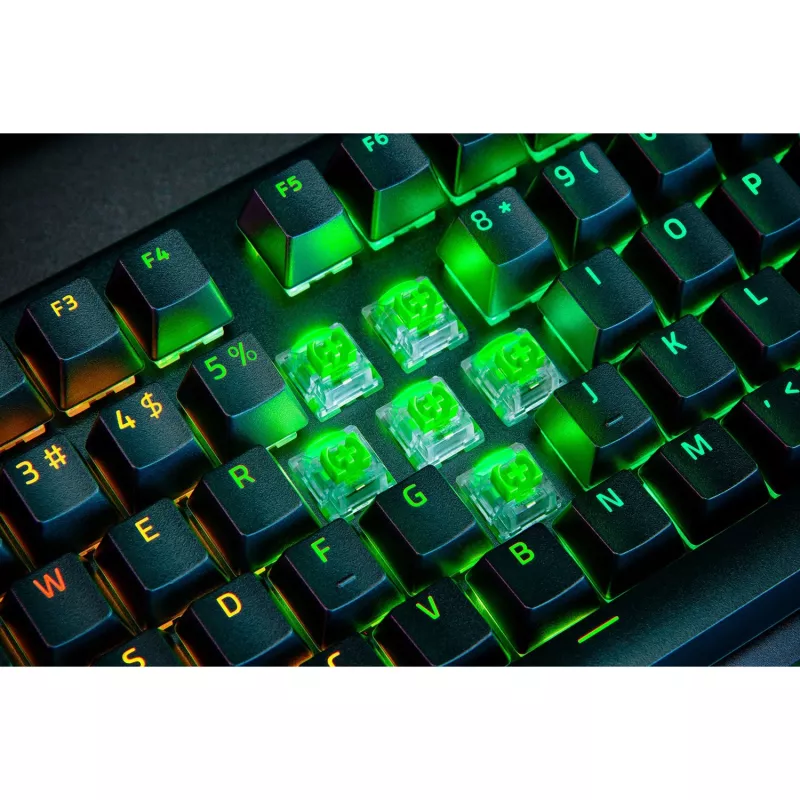 Razer BlackWidow V4 Pro tastatūra Gaming USB QWERTZ vācu melna