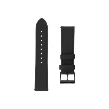 Ādas pulksteņa siksniņa FIXED FIXLST-22MM-BK — 22 mm ātrās atbrīvošanas, melna