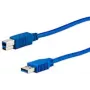 USB kabelis e+p CC 302/2 USB 3.2 Gen 1 2.5m zils