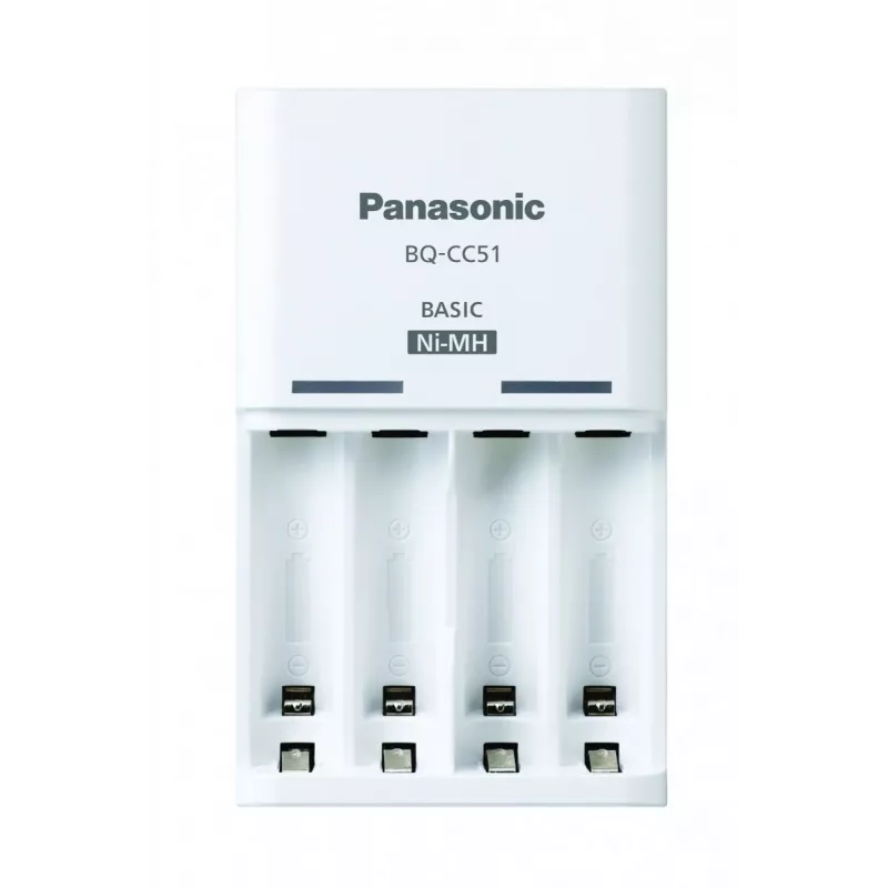 Lādētājs PANASONIC Eneloop Basic BQ-CC51 + 4x AA 2000 mAh (K-KJ51MCD40E)