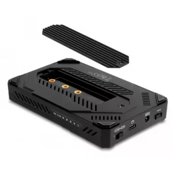 Ārējais korpuss HDD/SSD DeLOCK 42020 Melns 2,5 collu USB Type-C 10 Gbit/s