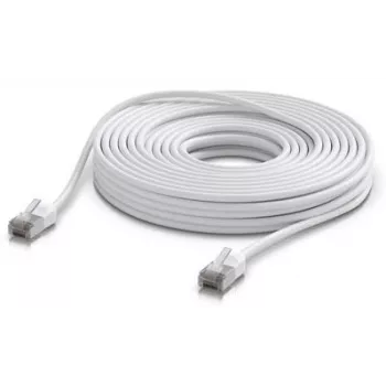 Tīkla kabelis Ubiquiti UACC-Cable-Patch-Outdoor-C6A-15M-W RJ-45 Cat6a 15m Balts