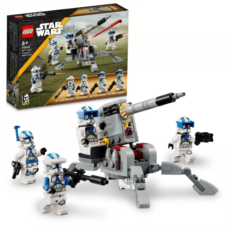LEGO 75345 Zvaigžņu kari 501. leģiona kaujas komplekts būvējama rotaļlieta