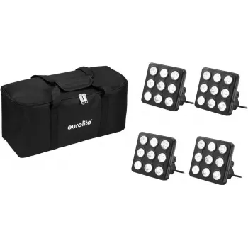 LED Party Panel Set EUROLITE 20000962 RGB UV — daudzkrāsaini LED paneļi ar RGB un UV gaismu
