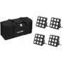 LED Party Panel Set EUROLITE 20000962 RGB UV — daudzkrāsaini LED paneļi ar RGB un UV gaismu