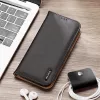 Dux Ducis Hivo Īstas ādas maciņš ar atloku Samsung Galaxy S22+ (S22 Plus) Melns