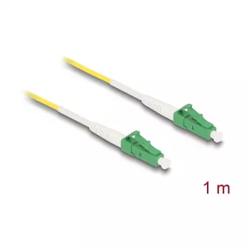 DeLOCK InfiniBand optiskā šķiedra kabelis 1 m LC LC/APC Dzeltens