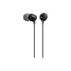 Sony MDR-EX15AP, Vadu austiņas, 8 – 22000 Hz, Zvani/Mūzika, 3 g, Melnas