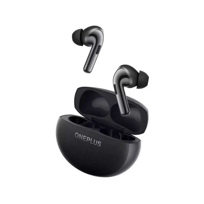 Austiņas ONEPLUS OnePlus Buds Pro 3 bezvadu iekšausmu austiņas, Bluetooth 5.4, ANC, USB-C uzlādes futrālis, IP55, melnas
