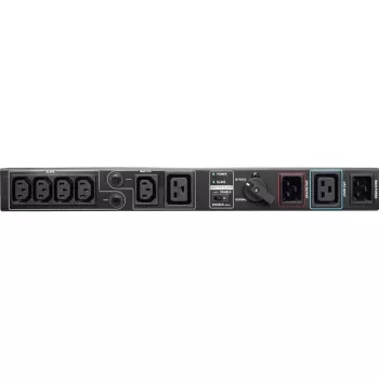 Bluewalker PowerWalker MBS manuālais apvada slēdzis (rack montāžai, 19 inch) - 6 IEC C13 ligzdas, melns (UPS2005)