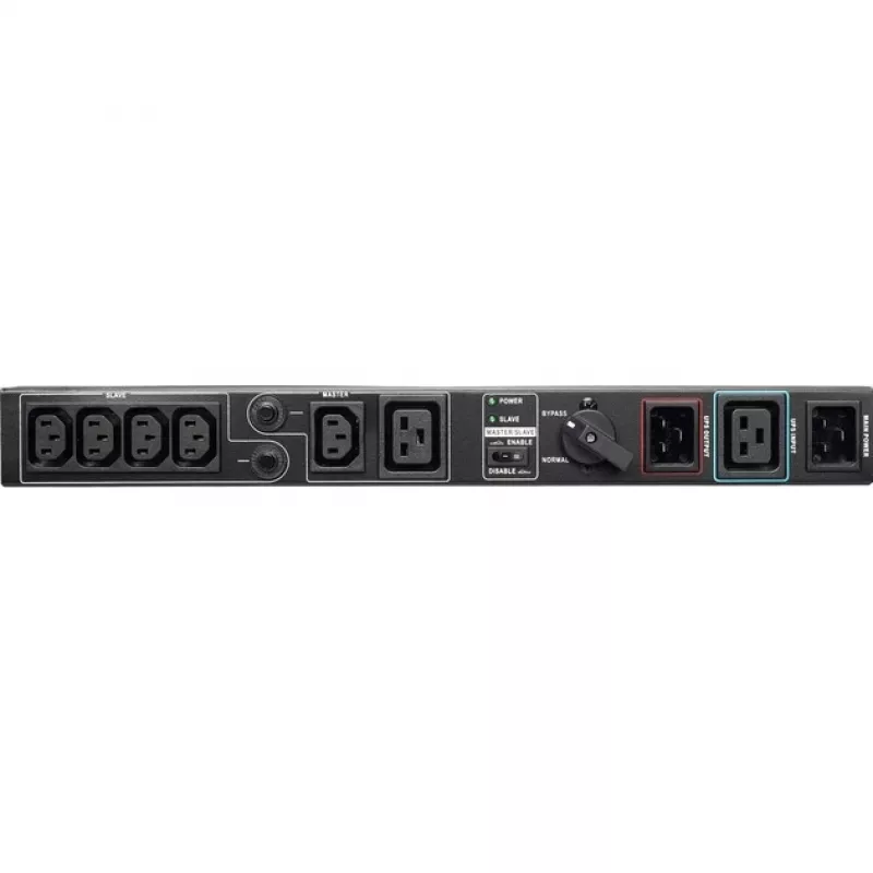 Bluewalker PowerWalker MBS manuālais apvada slēdzis (rack montāžai, 19 inch) - 6 IEC C13 ligzdas, melns (UPS2005)