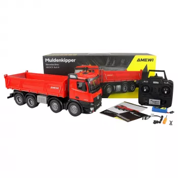 Amewi Mercedes-Benz Arocs izgāzējs 8x4/4 4WD 1:18 RTR ro (22693)