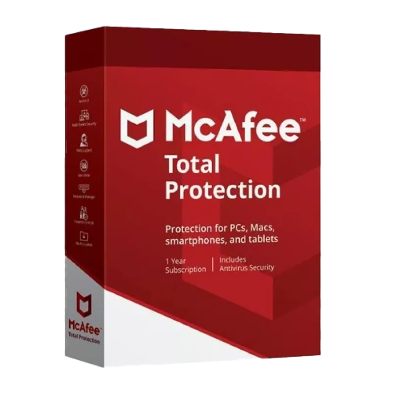 McAfee Total Protection – 1 ierīce / 1 gads, Globāls