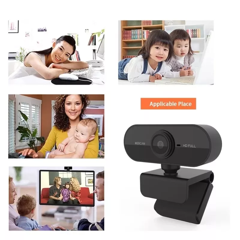 Manta W177 tīmekļa kamera, HD 720p, 30 kadri sekundē, iebūvēts mikrofons, USB 2.0, melna