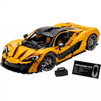 LEGO Technic 42172 McLaren P1 Modelu Auto Komplekts Pieaugušajiem
