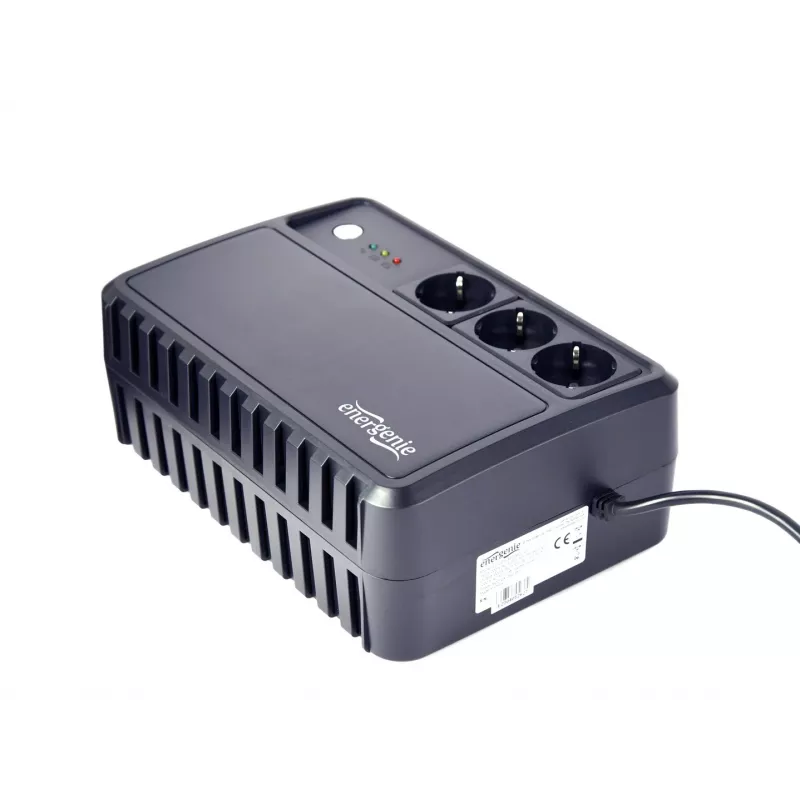 Gembird EG-UPS-3SDT1000-01 nepārtrauktās barošanas avots (UPS) Line-Interactive 1 kVA 600 W 3 AC kontaktligzdas