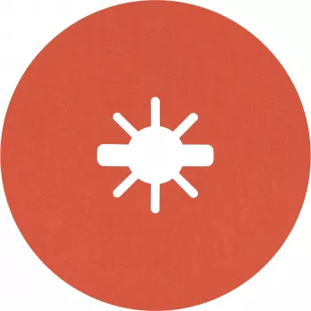 Bosch 2 608 621 827 slīpēšanas disks nerūsējošajam tēraudam un tēraudam, 125 mm, G 120+