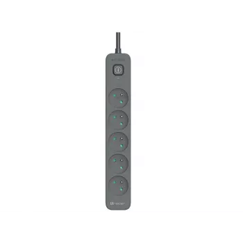TRACER TRALIS47023 pagarinātājs ar 5 kontaktligzdām, 1,8 m kabelis
