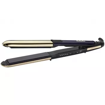 Matu taisnotājs BABYLISS ST484E — Keramikas plāksnes, Warm tehnoloģija, 230V, 3.3m vads, Melns/Zelts