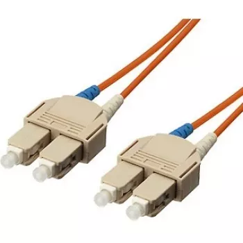 Equip SC/SC optiskā šķiedras pīta kabeļa savienotājs - OM1/OM2, 1,0 m, 62,5/125 µm