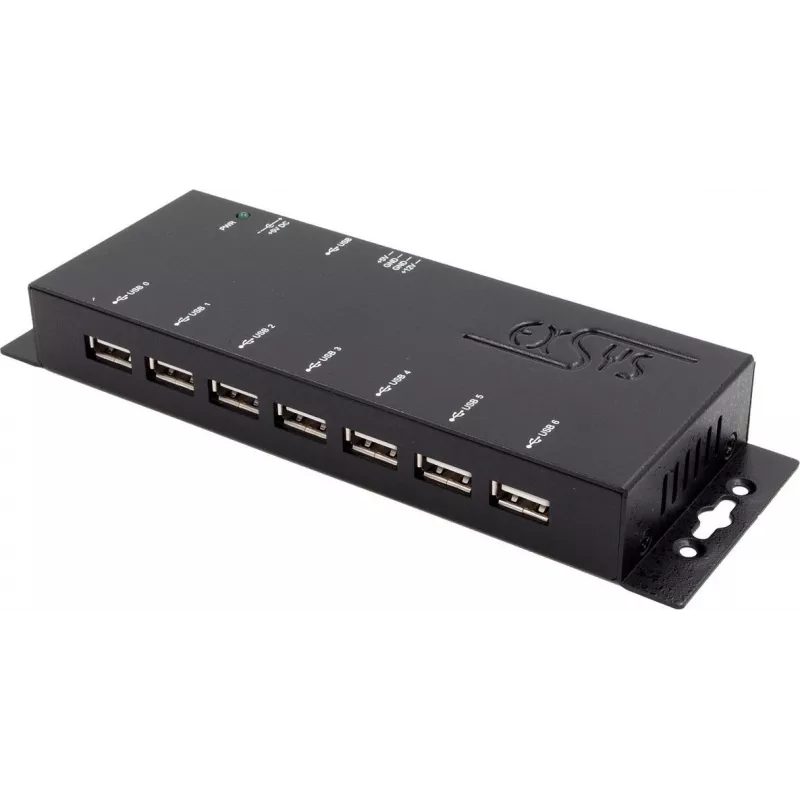 USB centrmezgls Exsys EX-1177-2S 4 porti 480 Mb/s ar 15 kV ESD aizsardzību