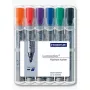 Staedtler 356 B WP6 marķieris, 6 gab., zils, zaļš, oranžs, sarkans, violets