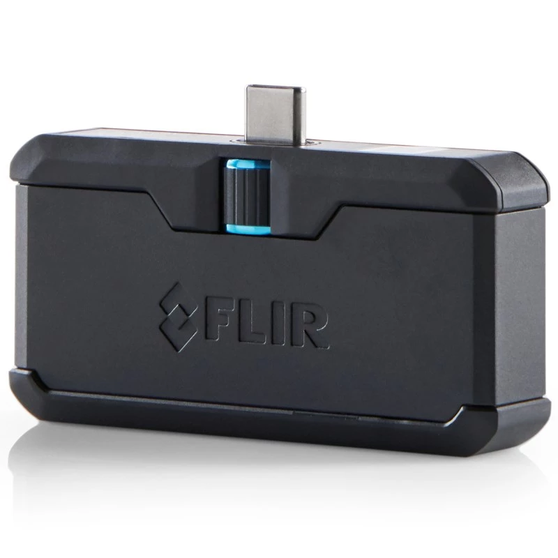 FLIR One Pro FP3IC termokamera iPhone ierīcēm ar USB-C, 160x120 px, MSX, VividIR, līdz 400 °C, melna