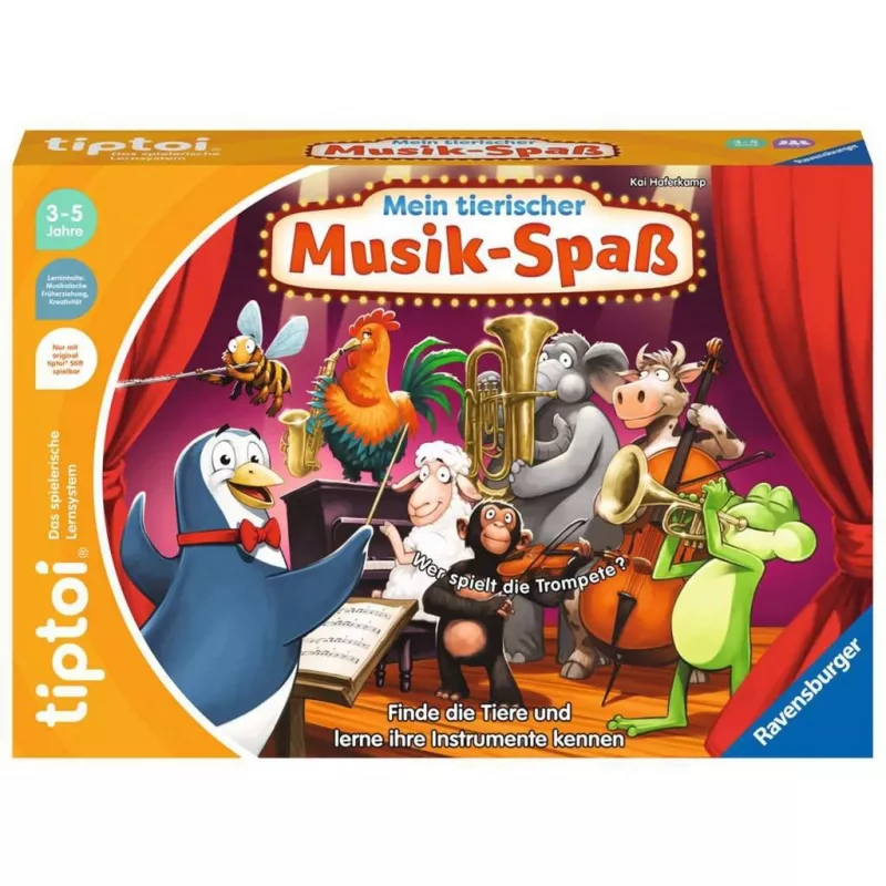 Galda spēle tiptoi Mein tierischer Music Fun