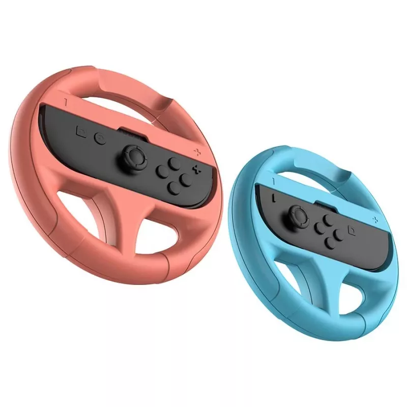 Subsonic stūres modifikācijas komplekts 2 gab. Nintendo Switch & Switch 2 sarkanā/tirkīza krāsā