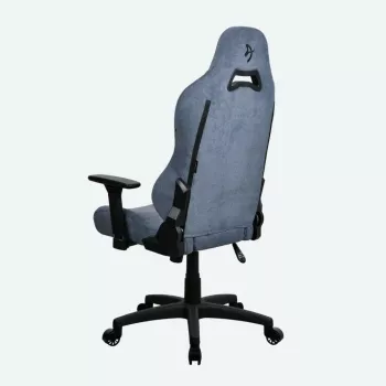 Spēļu krēsls Arozzi Torretta SoftFabric Blue – ergonomisks, regulējams augstums un roku balsti