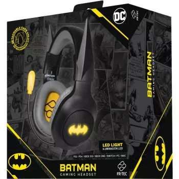 FR-TEC Gaming Headset Batman ar noņemamām ausīm