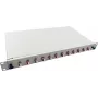 Helos LWL 19 inch Splice Box 12 x LC Duplex OM4 sagatavots savienošanai Pelēks (375558)