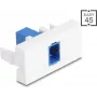DELOCK Patch Panel Modulis SC Simplex Zils/Balts 45° Easy 90896